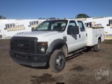 2008 FORD F-450 S/A UTILITY TRUCK VIN: 1FDXW46Y48ED17193