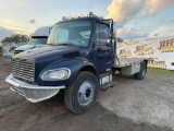 2007 FREIGHTLINER M2 SINGLE AXLE REGULAR CAB FLATBED TRUCK VIN: 1FVACXCS27HY16225