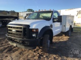 2008 FORD F-450 S/A UTILITY TRUCK VIN: 1FD4F46R88EE00122