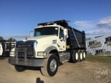 2016 MACK GU713 TRI-AXLE DUMP TRUCK VIN: 1M2AX09C6GM030406