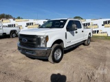 2019 FORD F250 CREW XL CREW CAB 4X4 3/4 TON PICKUP VIN: 1FT7W2BT8KEC41472