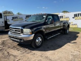 2004 FORD F-350 CREW CAB 4X4 1 TON TRUCK VIN: 1FTWW33P34EB11346