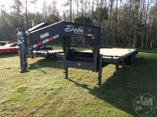 2023 DELTA 210GN 28' FLATBED TRAILER VIN: 4MWGF3029PN061157