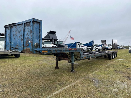 1977 TRAN STEEL STEPDECK TRAILER VIN: TC10345