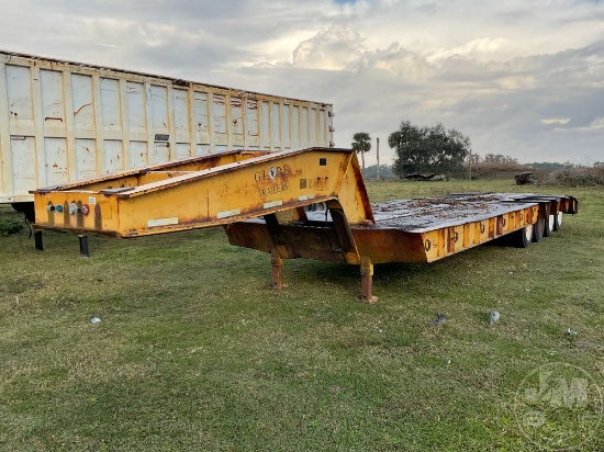 GLOBAL TRAILERS FIXED NECK LOWBOY TRAILER