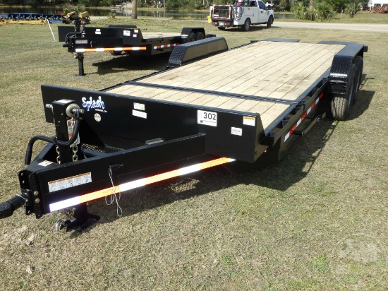 2022 SPLASH SALES TILT TRAILER 6'6"X20' VIN: 4S91T2721NG627048