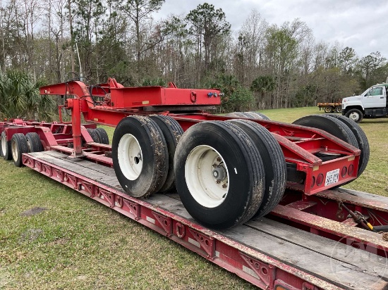 1995 TALBERT 65T HYDRAULIC RGN LOWBOY TRAILER VIN: 40FWK7346S1013096