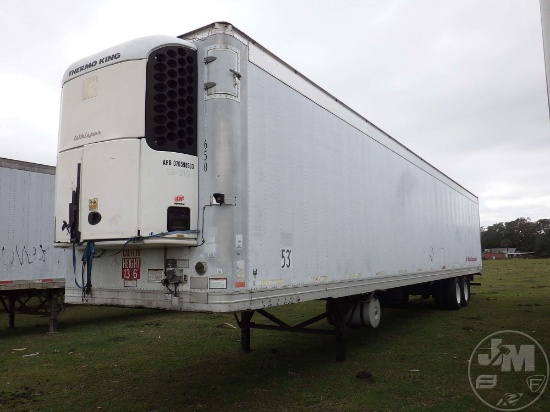 2004 GREAT DANE TRAILERS 7011TZ-2A 53'X102" REFRIGERATED VAN TRAILER VIN: 1GRAA06274S701919