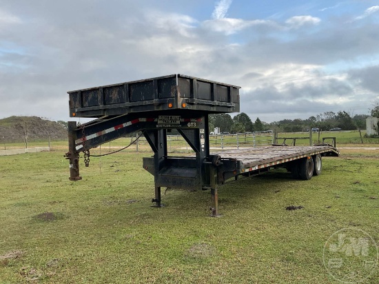 2005 ROLLS RITE TRAILERS INC GT3 24' FLATBED TRAILER VIN: 1R9GD30235M356797