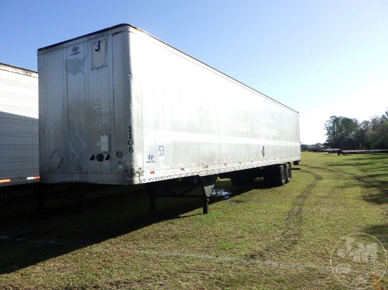 2004 HYUNDAI TRANSLEAD TRAILERS V12530152-AJS 53'X102" VAN TRAILER VIN: 3H3V532C64T098298