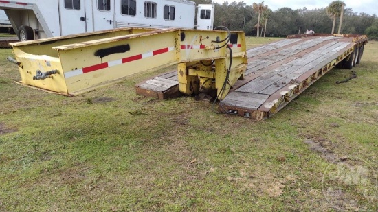 1990 WITCO CHALLENGER HYDRAULIC RGN LOWBOY TRAILER VIN: 1W9A11F34LS061176