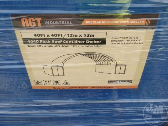 4040 PEAK ROOF CONTAINER SHELTER