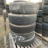 PALLET OF MISC COMMERCIAL TRUCK TIRES, ***CONDITION UNKNOWN***