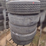 PALLET OF MISC COMMERCIAL TRUCK TIRES, ***CONDITION UNKNOWN***
