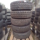 PALLET OF MISC COMMERCIAL TRUCK TIRES, ***CONDITION UNKNOWN***