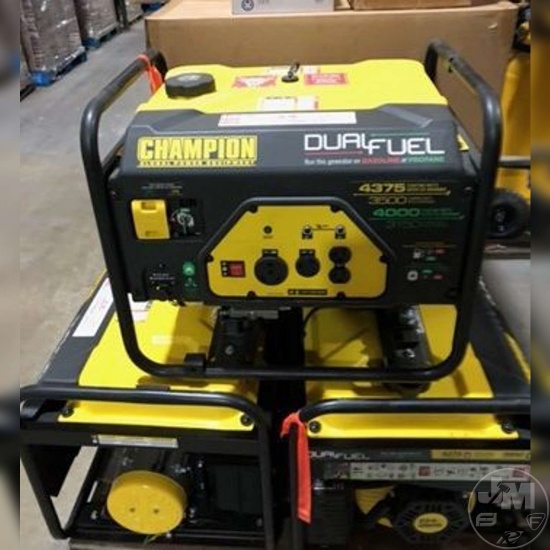 CHAMPION GENERATOR 4375 WATT DUAL FUEL