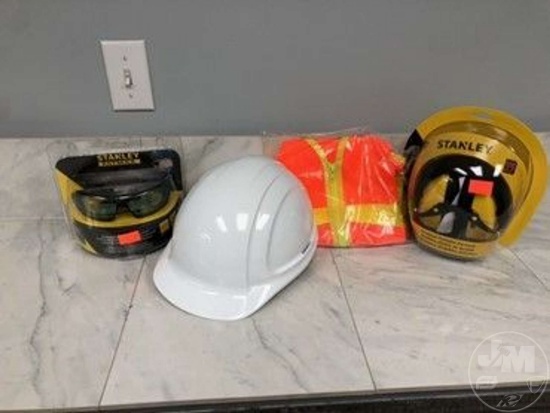 STANLEY 4 PC SAFETY KIT - STANLEY HARD HAT, STANLEY