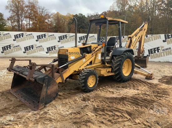 1996 FORD 555D 4X4 LOADER BACKHOE SN: A349246