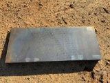 LAND HONOR MOUNTING PLATE 45-3/4 INCHES