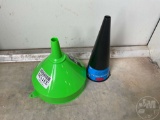 10”...... JUMBO PLASTIC FUNNEL WITH VENTED FUNNEL