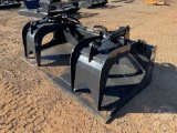 WOLVERINE DUAL CYLINDER GRAPPLE BUCKET 72 INCHES