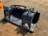 WOLVERINE DUAL CYLINDER GRAPPLE BUCKET 72 INCHES