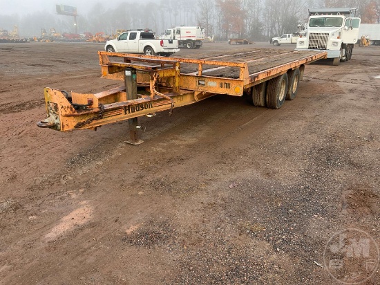 2005 HUDSON 10 TON T/A TILT DECK TRAILER 8'X22' VIN: 10HHT220351000014