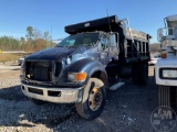 2004 FORD F-750 SUPER DUTY VIN: 3FRXF75U44V664805 SINGLE AXLE DUMP TRUCK