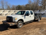 2014 FORD F-350 VIN: 1FD8W3H66EEB20094 CREW CAB FLATBED TRUCK