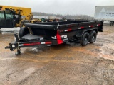 2023 PRECISION LASER & MFG PLM DUMP TRAILER 7'X14' VIN: 1P91D1428NA705047