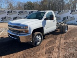 2016 CHEVROLET SILVERADO 3500 HD SINGLE AXLE VIN: 1GB3CYCG5GZ162888 CAB & CHASSIS