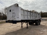 2006 WARREN WRDT2828-2AS 26' ALUMINUM  DUMP TRAILER VIN: 1W9AC45266P347535