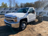 2019 CHEVROLET SILVERADO 3500 HD SINGLE AXLE VIN: 1GB3CVCG4KF199228 CAB & CHASSIS