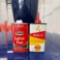 SHELL OIL CAN AND TEXACO LIGHTER FLUID CAN