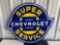 CHEVROLET SUPER SERVICE WALL HANGING SIGN