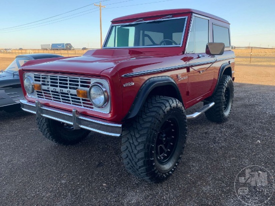 1970 FORD BRONCO VIN: U15GLJ51830 SUV