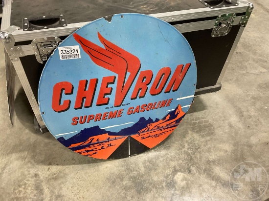30”...... CHEVRON SUPREME GASOLINE SIGN