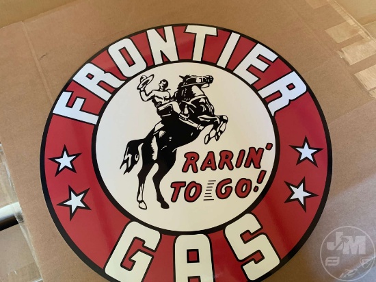 24'' FRONTIER GAS SIGN