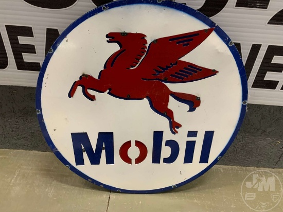 MOBIL ROUND SIGN 23''