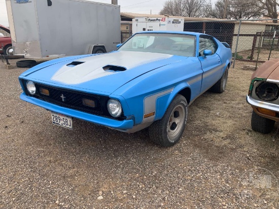 1972 FORD MACH 1 VIN: 2F05Q186247 2 DOOR