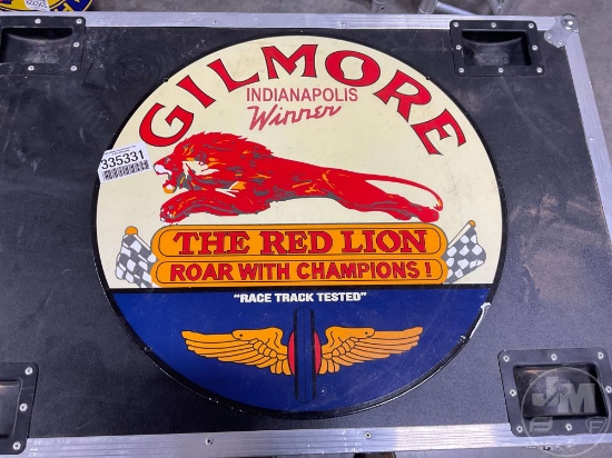 24”...... GILMORE DOUBLE SIDED SIGN “......THE RED LION ROAR WITH