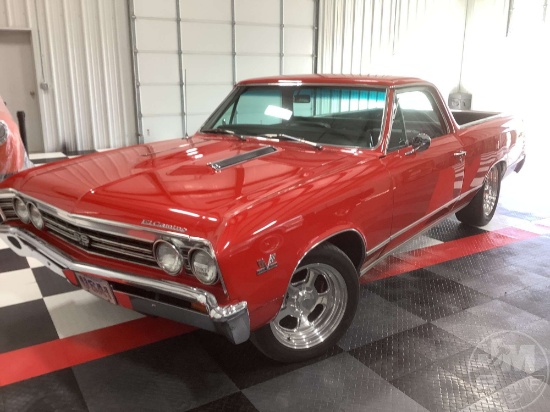 1967 CHEVROLET EL CAMINO SS VIN: 136807K107224 2 DOOR SEDAN PICKUP