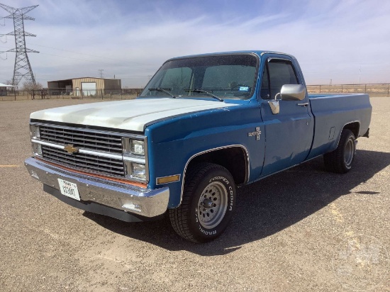 1985 CHEVROLET C/K PICKUP VIN: 1GCDC14H2FF419391 PICKUP