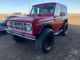1970 FORD BRONCO VIN: U15GLJ51830 SUV