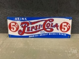 PEPSI-COLA SIGN 18''X6''