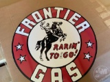 24'' FRONTIER GAS SIGN