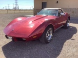 1975 CHEVROLET  CORVETTE STINGRAY VIN: 1Z67J5S430089 2 DOOR CONVERTIBLE