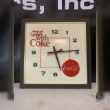 COCA-COLA CLOCK 17”......X17”......