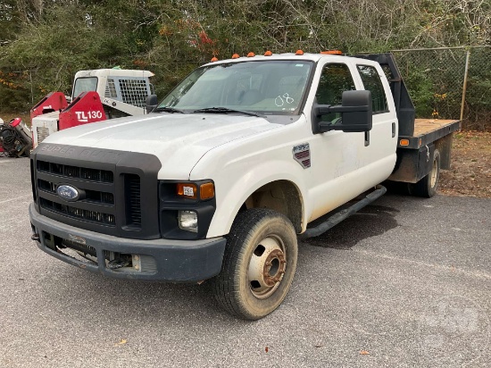 2008 FORD F-350 SUPERDUTY XL VIN: 1FDWW37R88EA08310 S  FLATBED