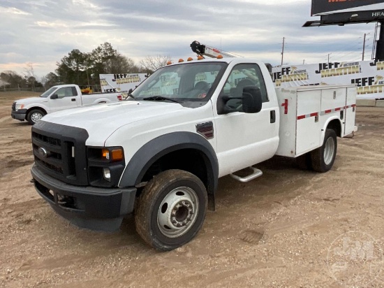 2008 FORD F-550 S/A MECHANICS TRUCK VIN: 1FDAF56R58ED38249